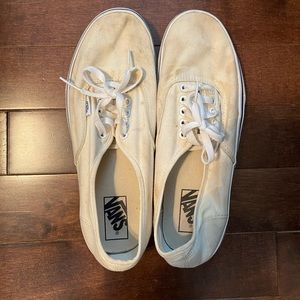 Vans cream size 9.5